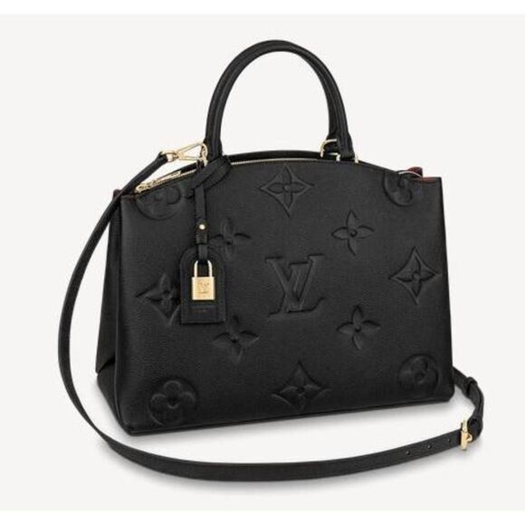 Louis Vuitton Palais MM Tote Bag 2 Way Shoulder Bag Black - Picture 1 of 4